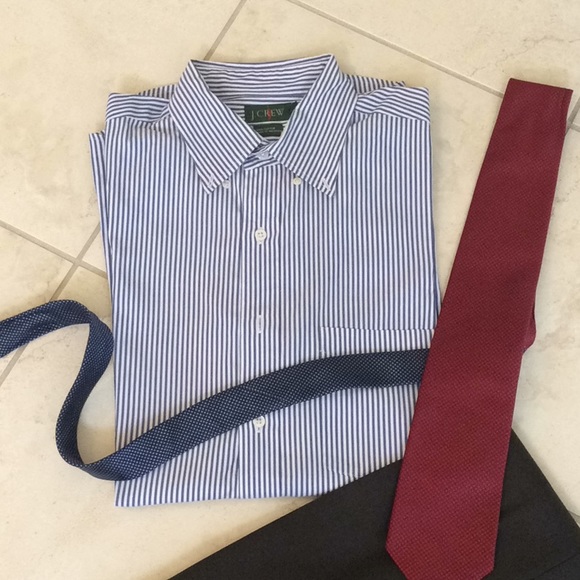 J. Crew Other - J CREW 15 1/2-34 LONG SLEEVE STRIPED SHIRT